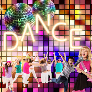 Group of happy kids smiling at Flipz Disco Night Gold Coast