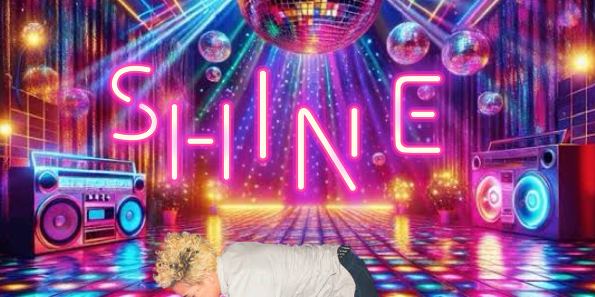 Kids dancing under colorful disco lights at Flipz Academy Gold Coast